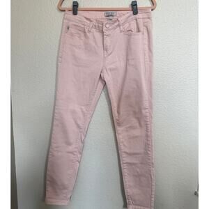 Judy Blue Jeans Womens 7 28 Pink Low Rise Denim Skinny Fit Casual Stretch